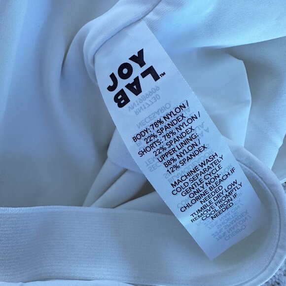 JoyLab Size XL Athletic Tennis Dress in White - Picture 9 of 10
